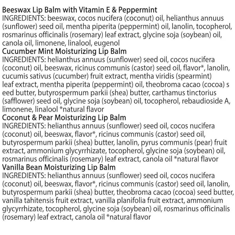 Burt's Bees Lip Balm Flavors of Spring Variety Pack - Picture 5 of 5
